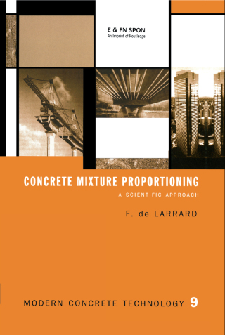 Cover image: Concrete Mixture Proportioning 1st edition 9780419235002