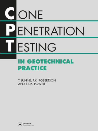 Cover image: Cone Penetration Testing in Geotechnical Practice 1st edition 9780419237501