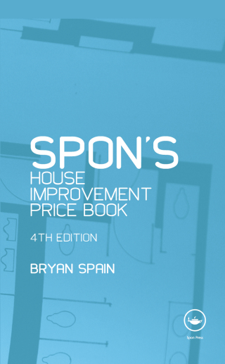 Cover image: Spon's House Improvement Price Book 4th edition 9780415547161