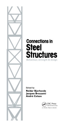 Cover image: Connections in Steel Structures 1st edition 9780415515825