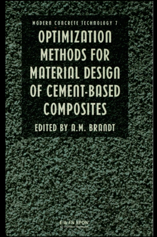 Imagen de portada: Optimization Methods for Material Design of Cement-based Composites 1st edition 9780419217909
