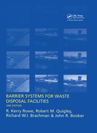 Omslagafbeelding: Barrier Systems for Waste Disposal Facilities 2nd edition 9780367863722