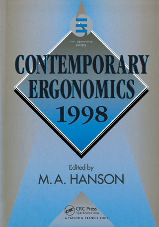 Imagen de portada: Contemporary Ergonomics 1998 1st edition 9781138433090