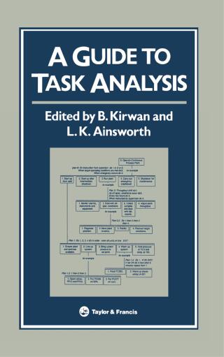 表紙画像: A Guide To Task Analysis 1st edition 9780748400577