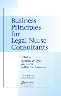 Cover image: Business Principles for Legal Nurse Consultants 1st edition 9780849346064