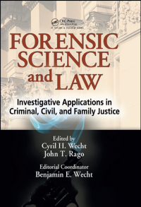 Imagen de portada: Forensic Science and Law 1st edition 9780849319709