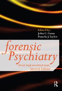 Cover image: Forensic Psychiatry 2nd edition 9780367366476