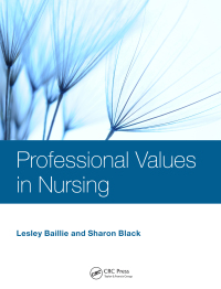 Imagen de portada: Professional Values in Nursing 1st edition 9781444180619