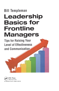 Cover image: Leadership Basics for Frontline Managers 1st edition 9781138438200