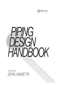 Imagen de portada: Piping Design Handbook 1st edition 9780824785703