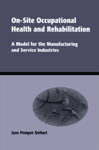 Imagen de portada: On-Site Occupational Health and Rehabilitation 1st edition 9780824789862