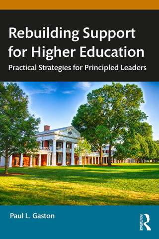 Imagen de portada: Rebuilding Support for Higher Education 1st edition 9781642675528