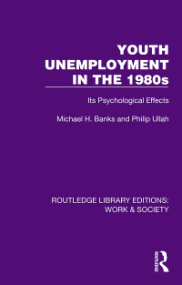 Imagen de portada: Youth Unemployment in the 1980s 1st edition 9781032807041