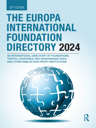 Cover image: The Europa International Foundation Directory 2024 33rd edition 9781032761138