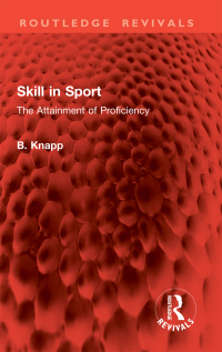 Cover image: Skill in Sport 1st edition 9781032776309