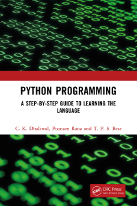 Cover image: Python Programming 1st edition 9781032646558