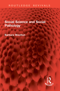 Imagen de portada: Social Science and Social Pathology 1st edition 9781032821337