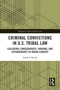 Titelbild: Criminal Convictions in U.S. Tribal Law 1st edition 9781032558462