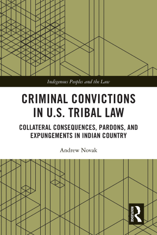 Cover image: Criminal Convictions in U.S. Tribal Law 1st edition 9781032558462