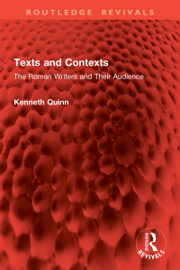 Cover image: Texts and Contexts 1st edition 9781032821269