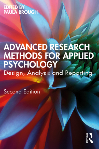 Cover image: Advanced Research Methods for Applied Psychology 2nd edition 9781032424194