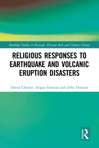 Omslagafbeelding: Religious Responses to Earthquake and Volcanic Eruption Disasters 1st edition 9781032276007