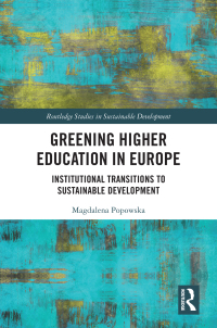 Cover image: Greening Higher Education in Europe 1st edition 9781032559490