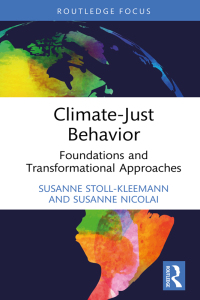 Cover image: Climate-Just Behavior 1st edition 9780367471163