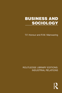 Cover image: Business and Sociology 1st edition 9781032844428