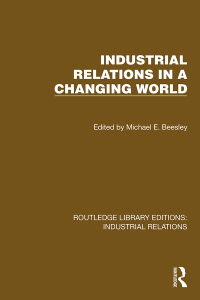 Imagen de portada: Industrial Relations in a Changing World 1st edition 9781032817132