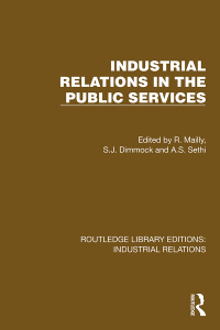 Cover image: Industrial Relations in the Public Services 1st edition 9781032819617