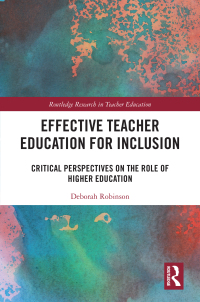 Imagen de portada: Effective Teacher Education for Inclusion 1st edition 9780367280512