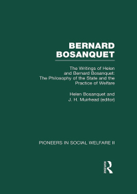 Imagen de portada: The Philosophy of the State and the Practice of Welfare 1st edition 9780415750233