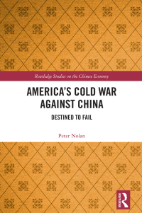 Cover image: America’s Cold War against China 1st edition 9781032797410