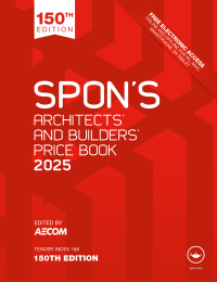 صورة الغلاف: Spon's Architects' and Builders' Price Book 2025 9781032822792