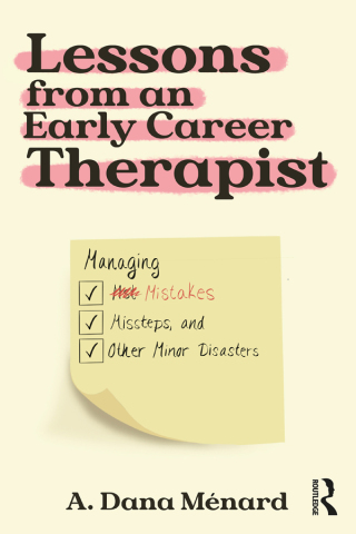 Cover image: Lessons from An Early Career Therapist 1st edition 9781032409290