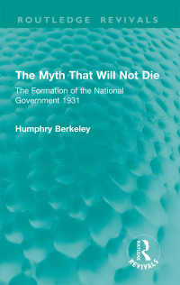 Imagen de portada: The Myth That Will Not Die 1st edition 9781032863382