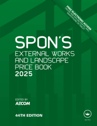 Cover image: Spon's External Works and Landscape Price Book 2025 44th edition 9781032822822