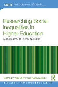 Cover image: Researching Social Inequalities in Higher Education 1st edition 9781032589817