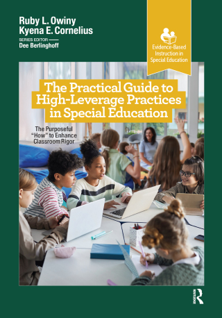 Cover image: The Practical Guide to High-Leverage Practices in Special Education 1st edition 9781630918842