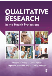 Cover image: Qualitative Research in the Health Professions 1st edition 9781630915964