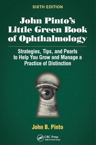 Cover image: John Pinto’s Little Green Book of Ophthalmology 6th edition 9781630919238