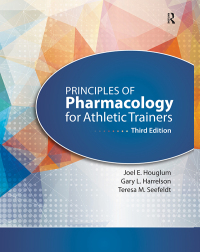 Cover image: Principles of Pharmacology for Athletic Trainers 3rd edition 9781617119293