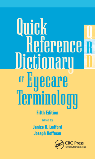 Imagen de portada: Quick Reference Dictionary of Eyecare Terminology 5th edition 9781556428050
