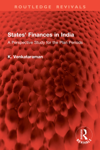 Imagen de portada: States' Finances in India 1st edition 9781032841977