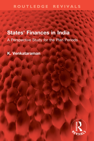 Cover image: States' Finances in India 1st edition 9781032841977