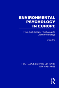 Imagen de portada: Environmental Psychology in Europe 1st edition 9781032833248