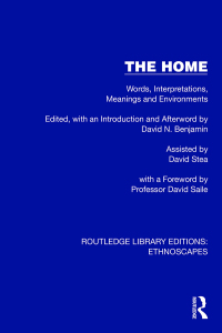 Cover image: The Home 1st edition 9781032864112