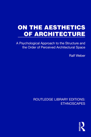 Imagen de portada: On the Aesthetics of Architecture 1st edition 9781032820347