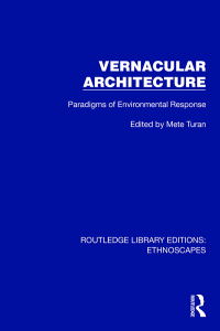 Imagen de portada: Vernacular Architecture 1st edition 9781032820231